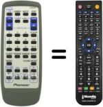Comandos à distância equivalente Pioneer XXD3034