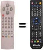 Comandos à distância equivalente Daewoo DWL28W8-100D