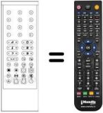 Comandos à distância equivalente RC1002