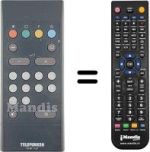 Comandos à distância equivalente Telefunken PCA114MCX