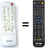 Comandos à distância equivalente Philips RC282609 / 01