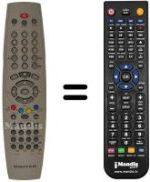 Comandos à distância equivalente United TVD4042