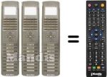 Comandos à distância equivalente RC800