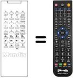 Comandos à distância equivalente RC9000