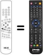 Comandos à distância equivalente Akai TV28R1T MULTI