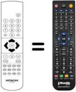 Comandos à distância equivalente Hitachi CS2992TAN