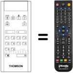Comandos à distância equivalente Thomson 925TX1249