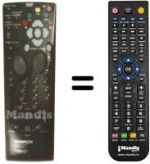 Comandos à distância equivalente Thomson DTH3300