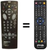 Comandos à distância equivalente Thomson DTH4500