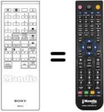 Comandos à distância equivalente Sony RM611