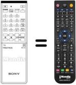 Comandos à distância equivalente Sony A-1470-742-A