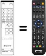 Comandos à distância equivalente Sony RM-656