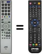 Comandos à distância equivalente JVC LT32DP8BG