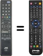 Comandos à distância equivalente JVC LT-32DP9BU