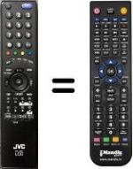 Comandos à distância equivalente JVC LT-32DR9BJ