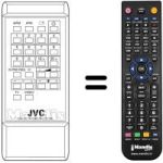 Comandos à distância equivalente JVC RM-C408F