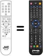 Comandos à distância equivalente JVC AV25BT5