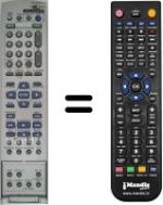 Comandos à distância equivalente JVC DM-MH30SE