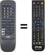 Comandos à distância equivalente JVC RM-SED452TRU