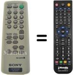 Comandos à distância equivalente Sony HCD-EP313