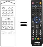 Comandos à distância equivalente Samsung CB5013Z