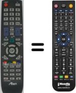 Comandos à distância equivalente Samsung RMT-V5D