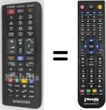 Comandos à distância equivalente Samsung UE46D8090YS/XZG