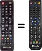 Comandos à distância equivalente Samsung UE32D4000NW
