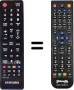 Comandos à distância equivalente Samsung T24E390EW