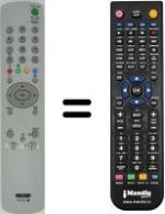 Comandos à distância equivalente Sony KV-29LS40K