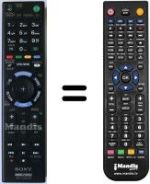 Comandos à distância equivalente Sony KDL-32EX425