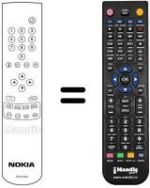 Comandos à distância equivalente Nokia ST37HI