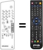 Comandos à distância equivalente Grundig E63-911I DTV
