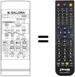 Comandos à distância equivalente Salora SV8720