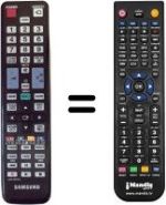 Comandos à distância equivalente Samsung LT22A350