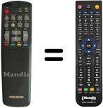 Comandos à distância equivalente Samsung AA59-10020N