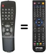 Comandos à distância equivalente Samsung AA59-10107N