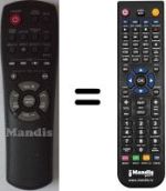 Comandos à distância equivalente Samsung AH59-00004B