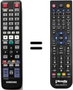 Comandos à distância equivalente Samsung BDC5300
