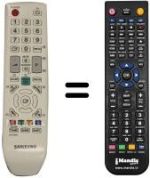 Comandos à distância equivalente Samsung BN59-00886A