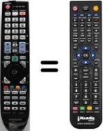 Comandos à distância equivalente Samsung LE32M71BX/NWT