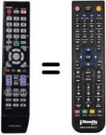 Comandos à distância equivalente Samsung UE40B7000WWXXN