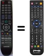 Comandos à distância equivalente Samsung B2230 HD