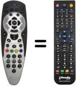 Comandos à distância equivalente Samsung MF5900301A