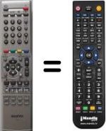 Comandos à distância equivalente Sanyo CE32LD6BKC
