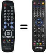 Comandos à distância equivalente Samsung BN5900676A
