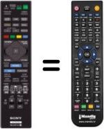 Comandos à distância equivalente Sony RM-ADP121