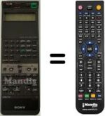 Comandos à distância equivalente Samsung RMT-451