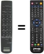 Comandos à distância equivalente Sony STRDE205