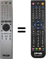 Comandos à distância equivalente Sony RDR-HX1010